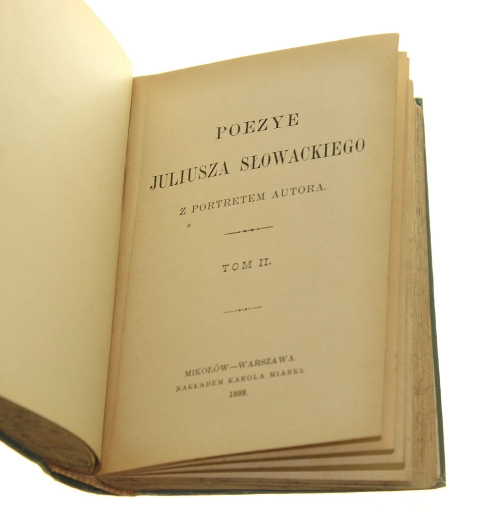 Poezye Juliusza Słowackiego
