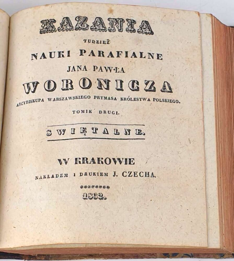 Woronicz - Kazania tudzież nauki parafialne